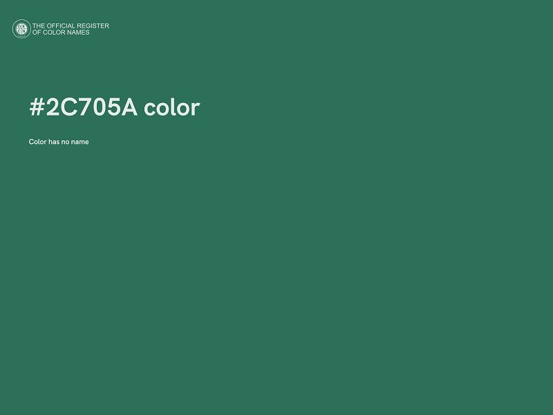 #2C705A color image