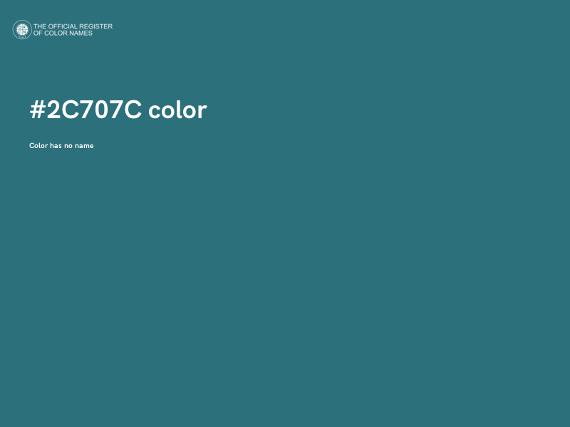 #2C707C color image