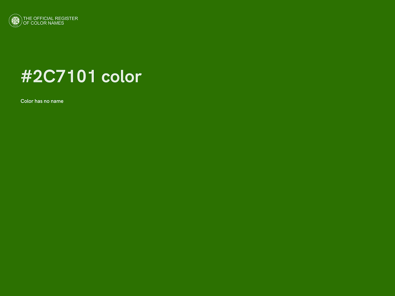 #2C7101 color image