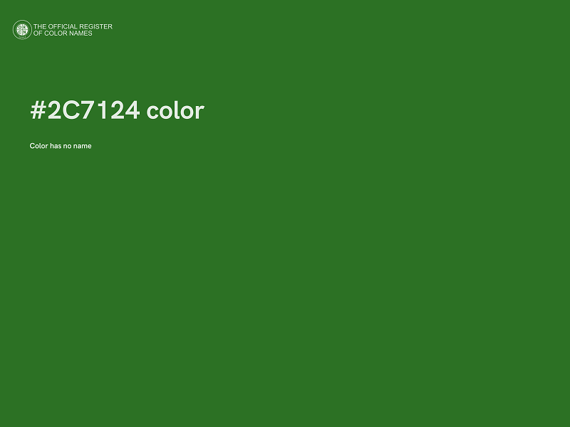 #2C7124 color image