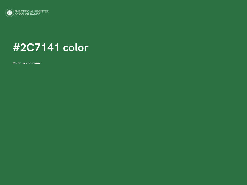 #2C7141 color image