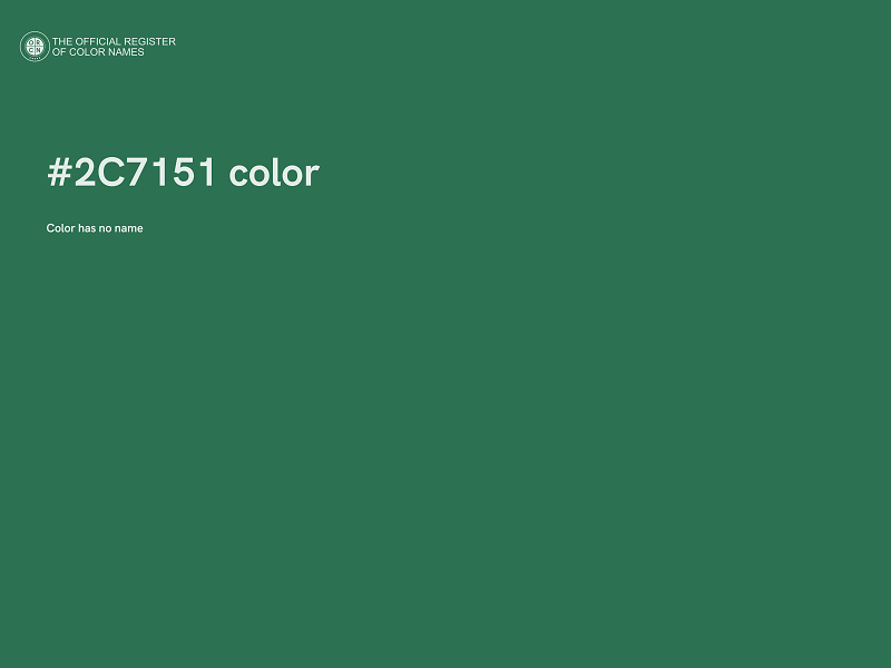 #2C7151 color image