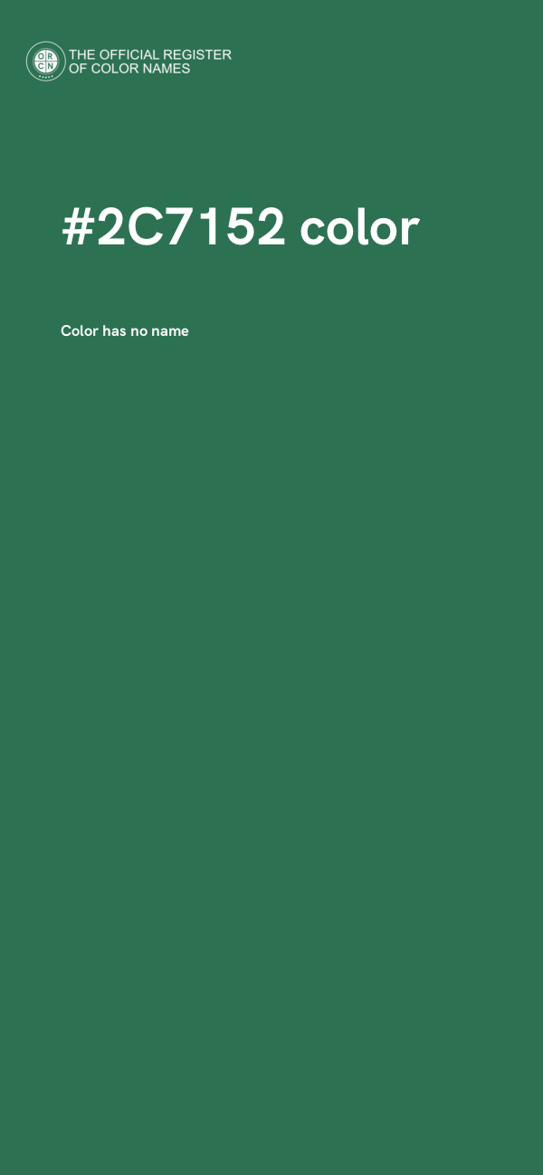 #2C7152 color image