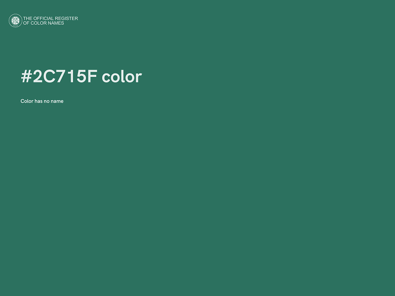 #2C715F color image