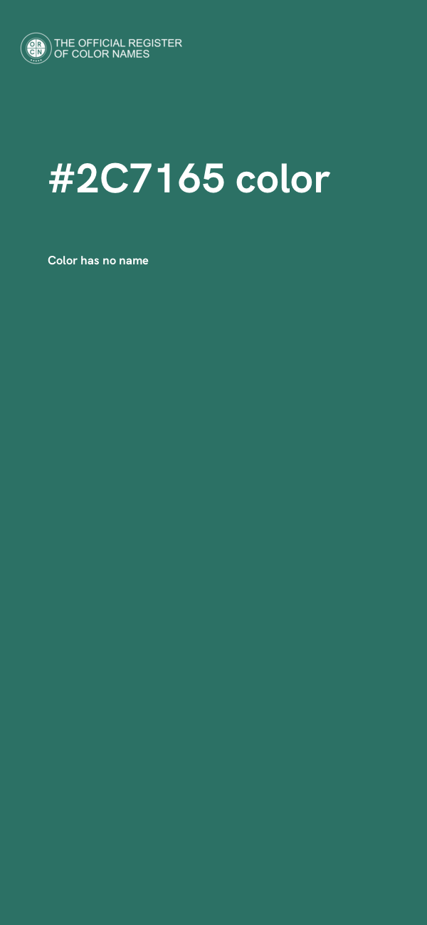 #2C7165 color image