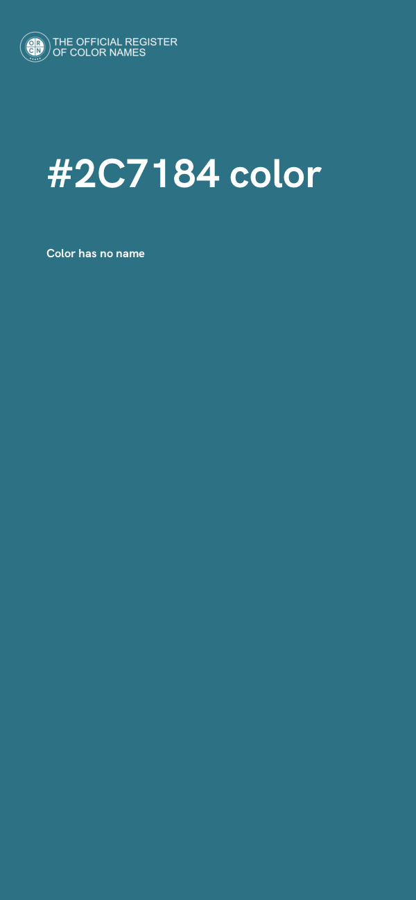 #2C7184 color image