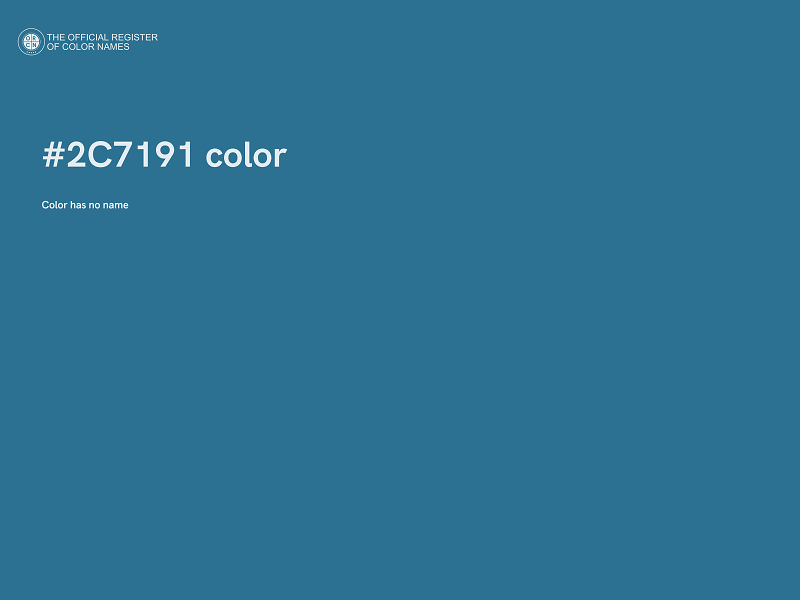 #2C7191 color image