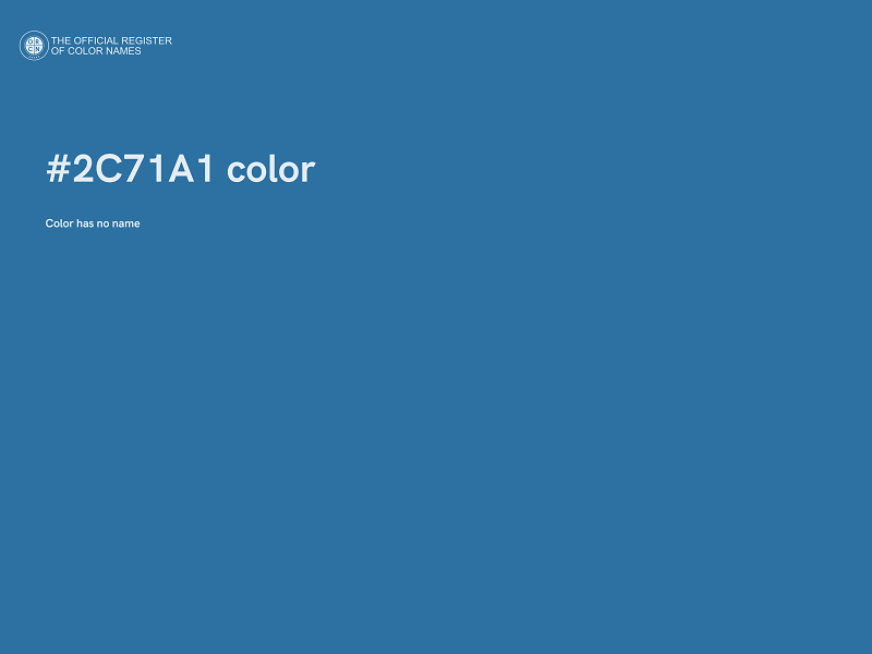#2C71A1 color image