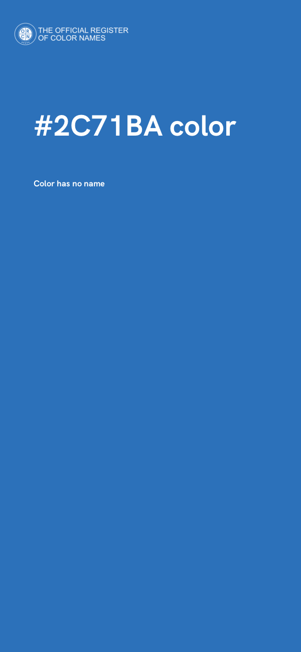#2C71BA color image