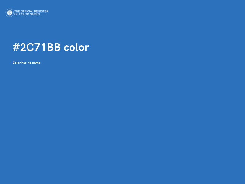 #2C71BB color image