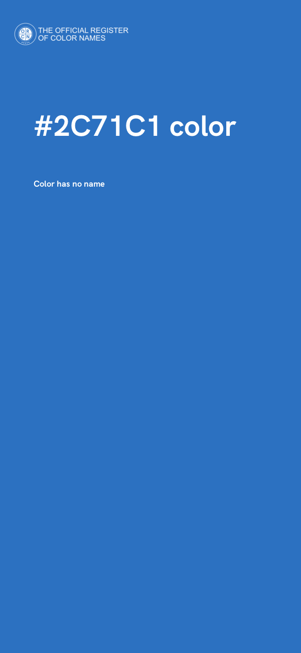 #2C71C1 color image