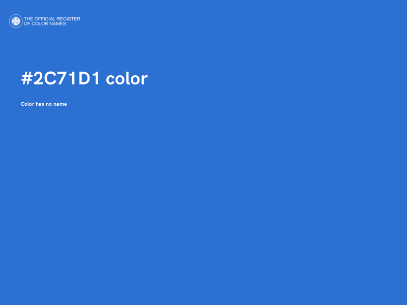 #2C71D1 color image