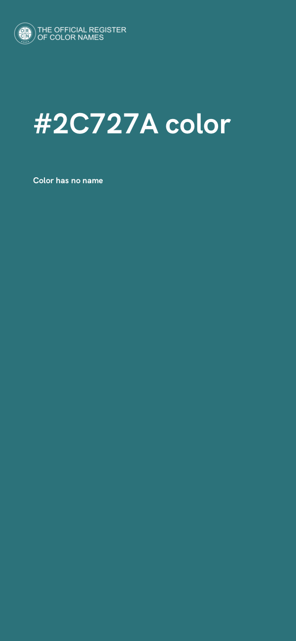 #2C727A color image
