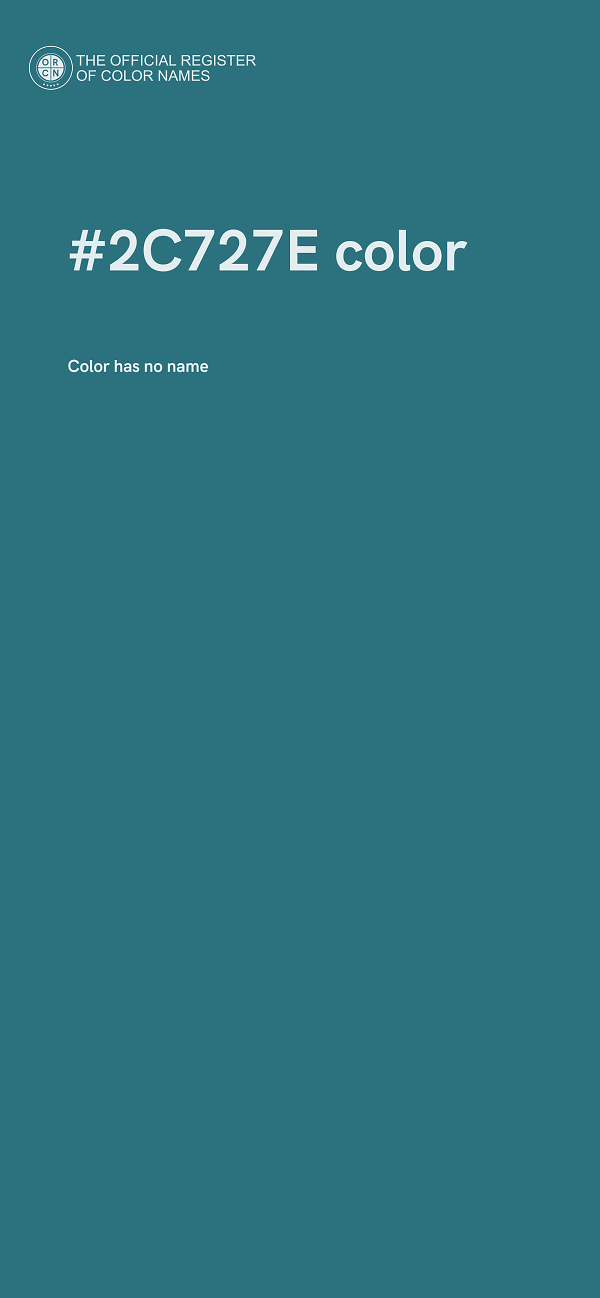 #2C727E color image