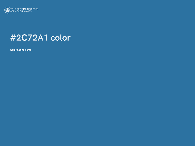 #2C72A1 color image