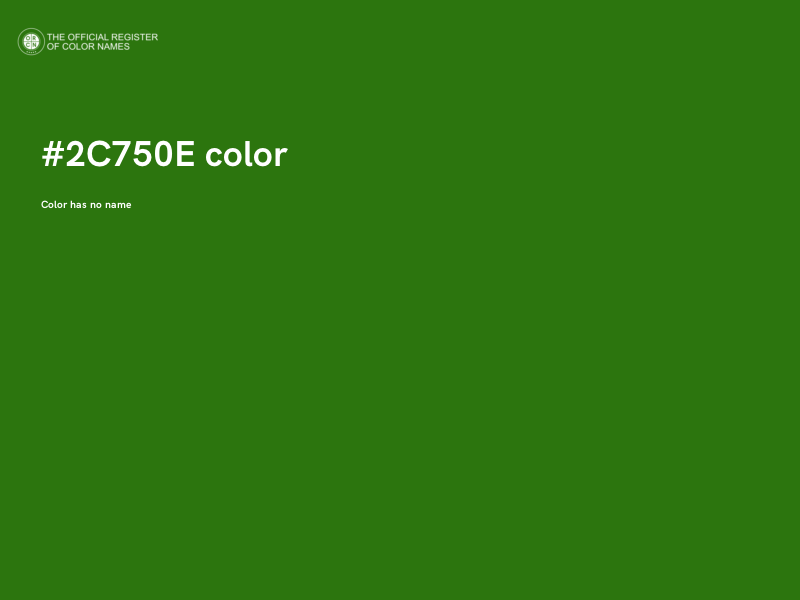 #2C750E color image