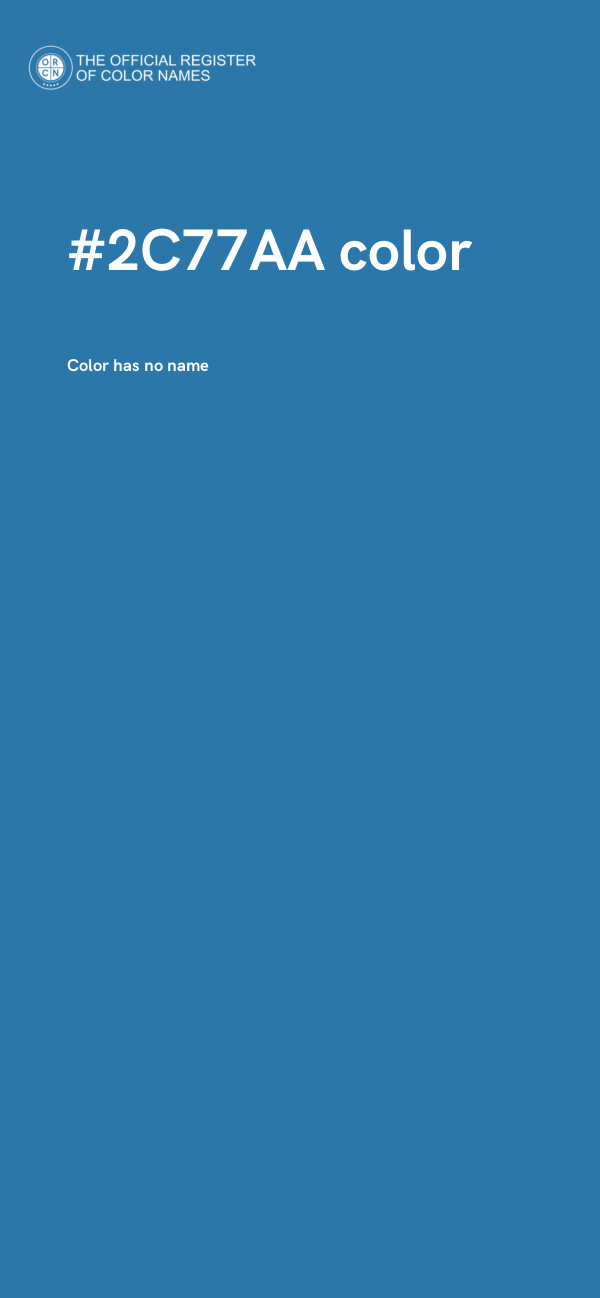 #2C77AA color image