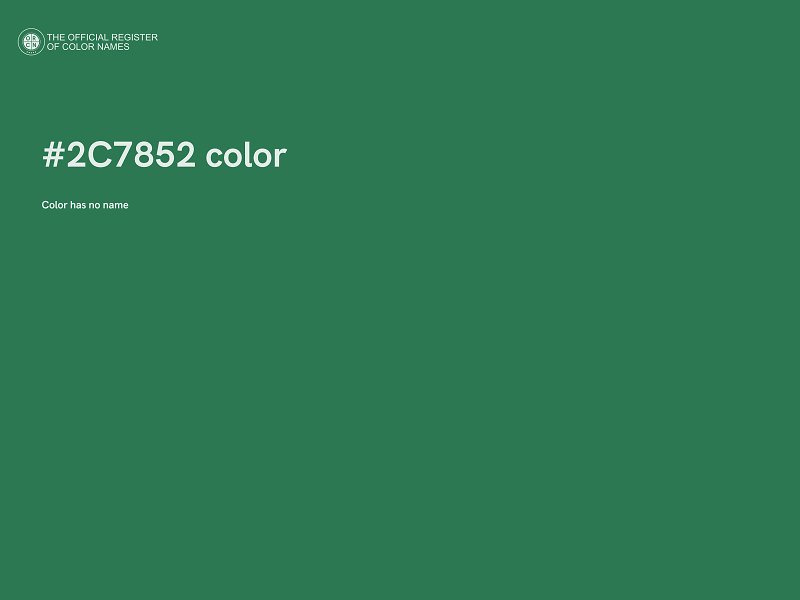 #2C7852 color image