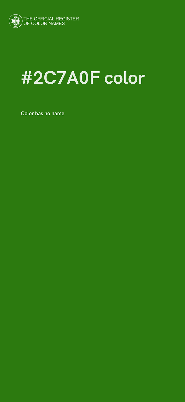 #2C7A0F color image