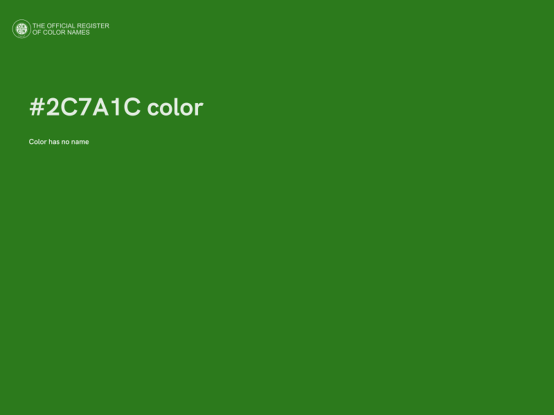 #2C7A1C color image