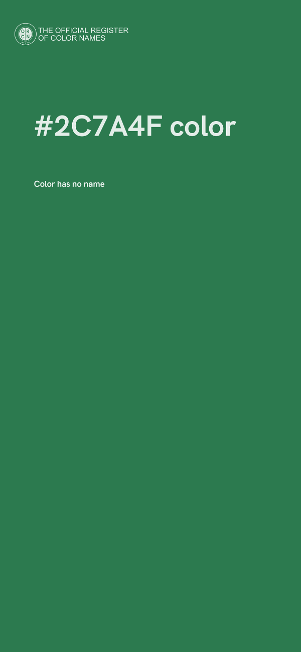 #2C7A4F color image