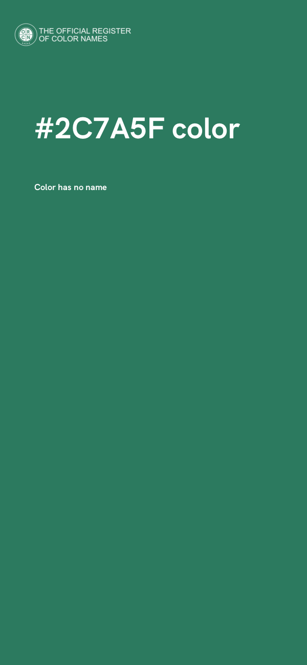#2C7A5F color image