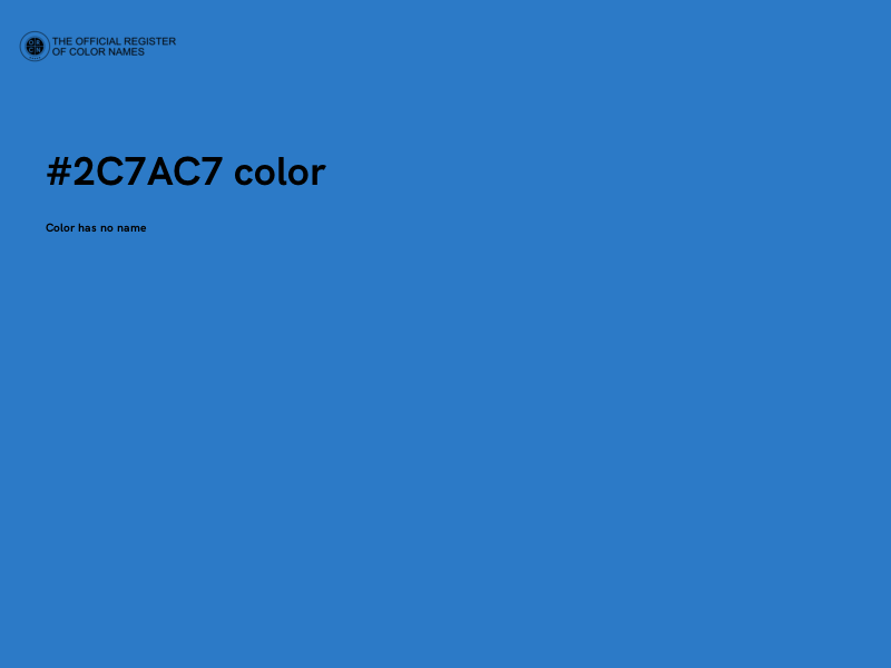 #2C7AC7 color image