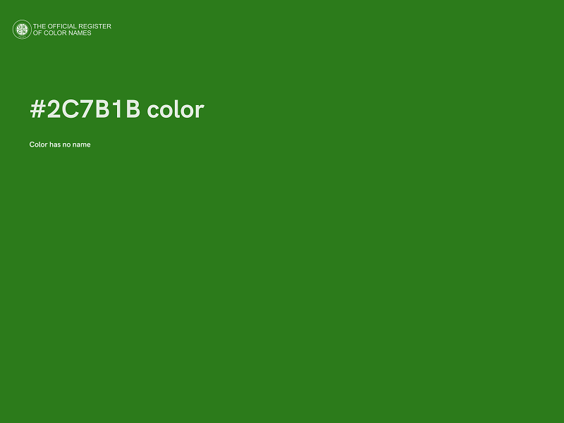 #2C7B1B color image