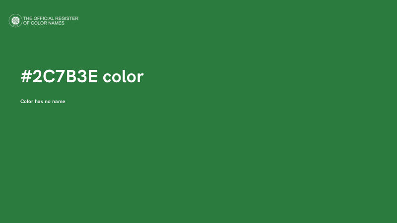 #2C7B3E color image