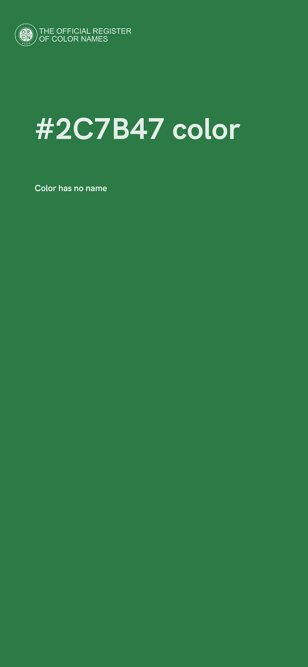 #2C7B47 color image