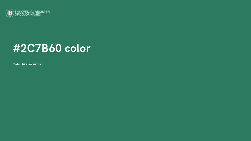 #2C7B60 color image