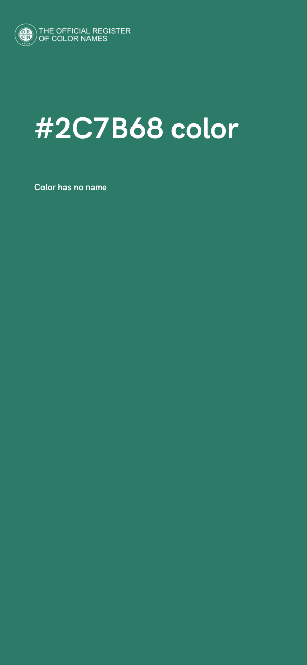 #2C7B68 color image