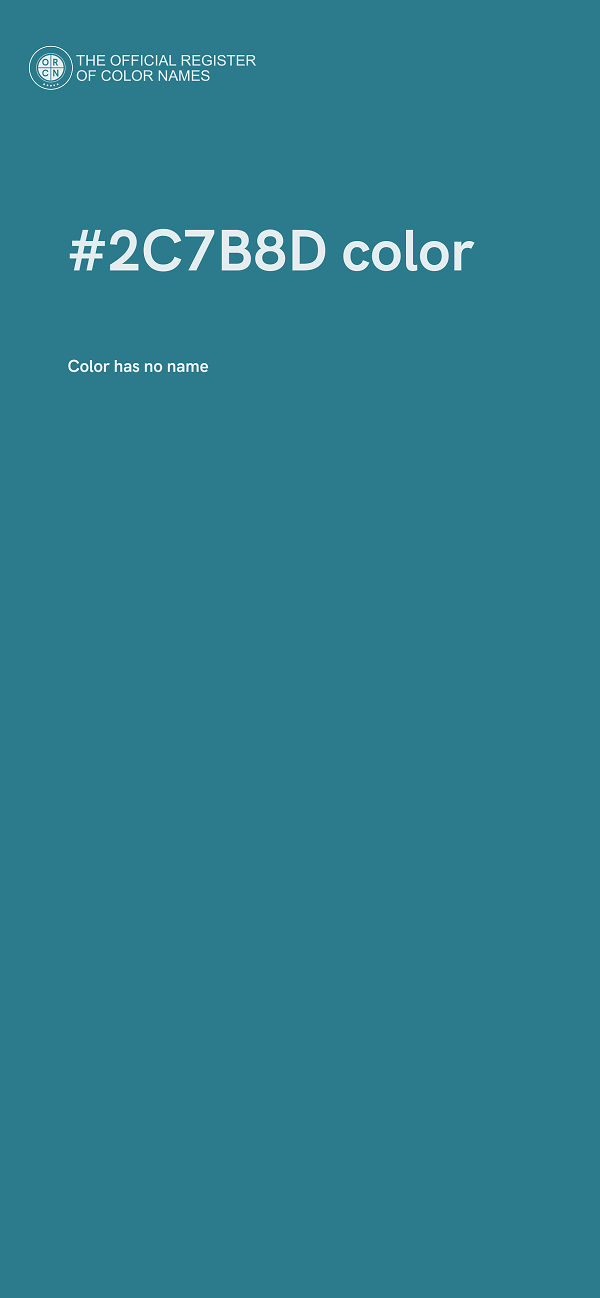 #2C7B8D color image