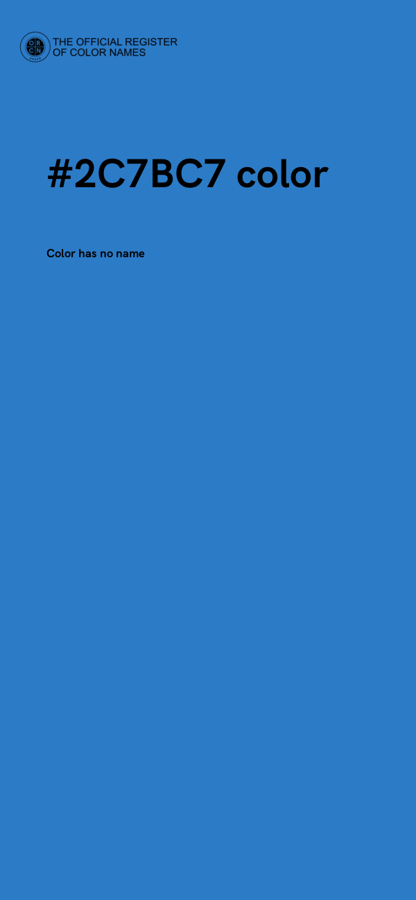 #2C7BC7 color image