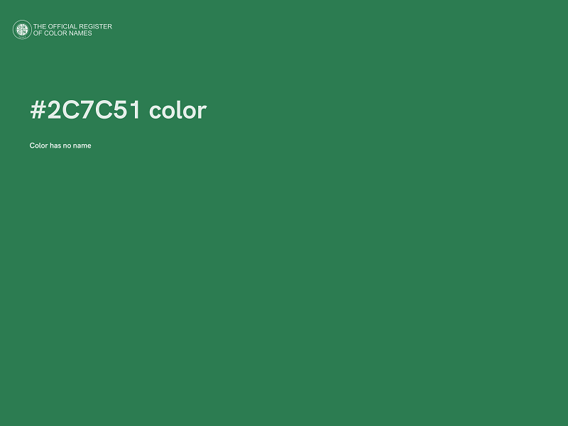 #2C7C51 color image