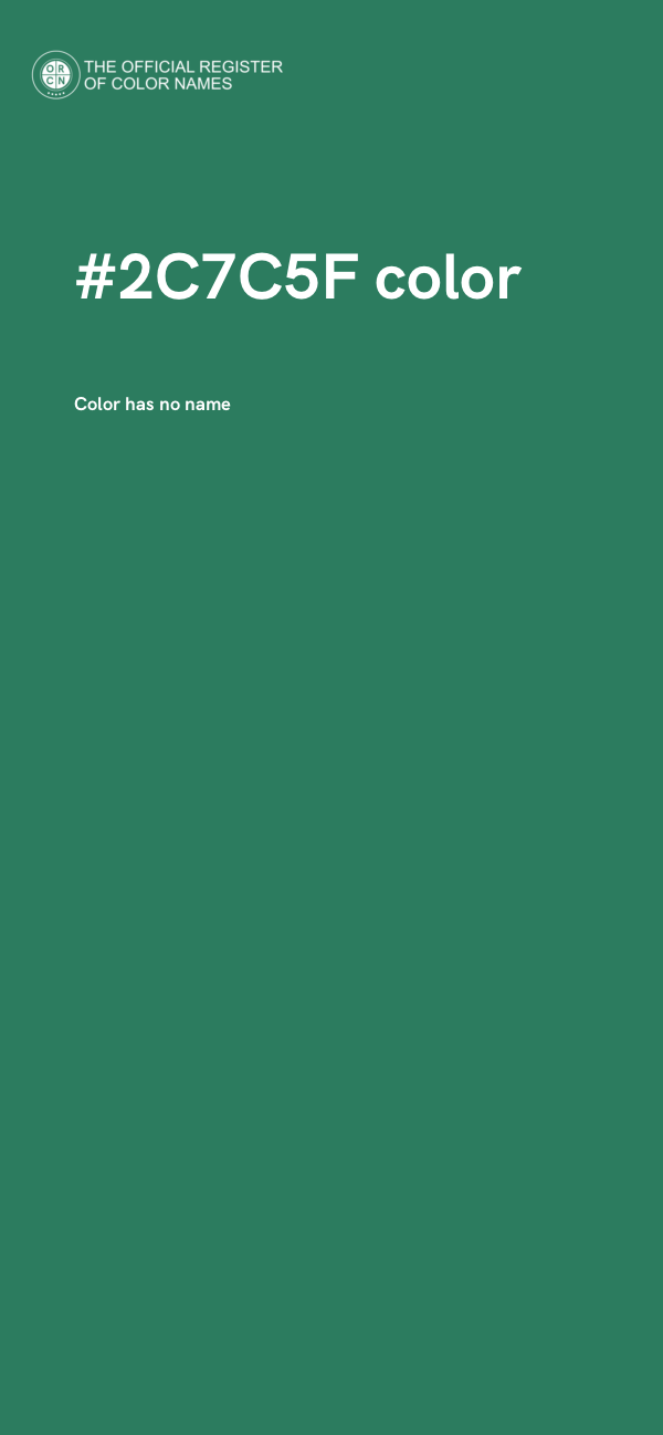 #2C7C5F color image