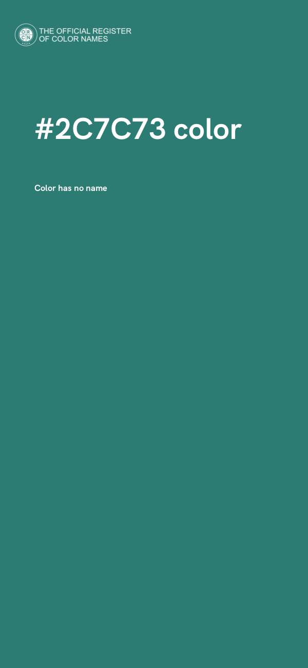 #2C7C73 color image
