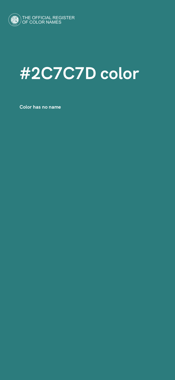 #2C7C7D color image