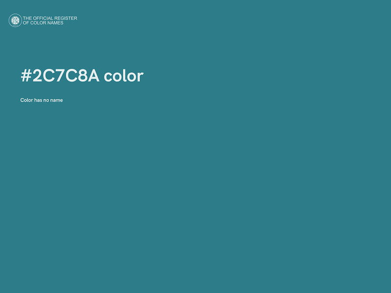 #2C7C8A color image