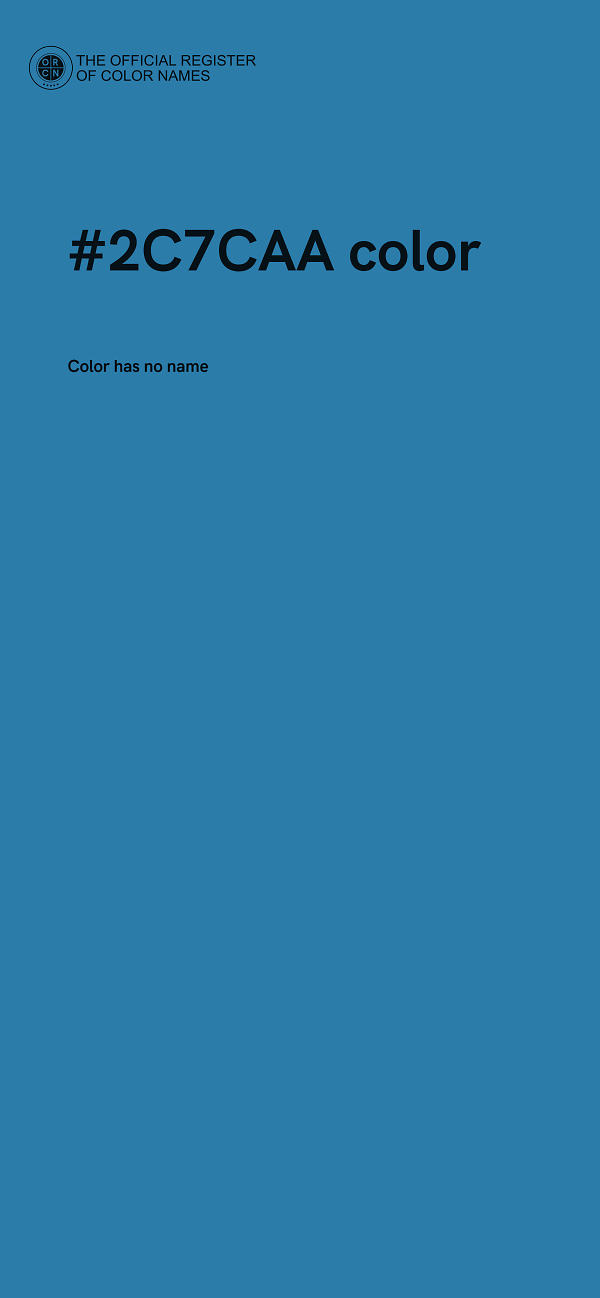 #2C7CAA color image