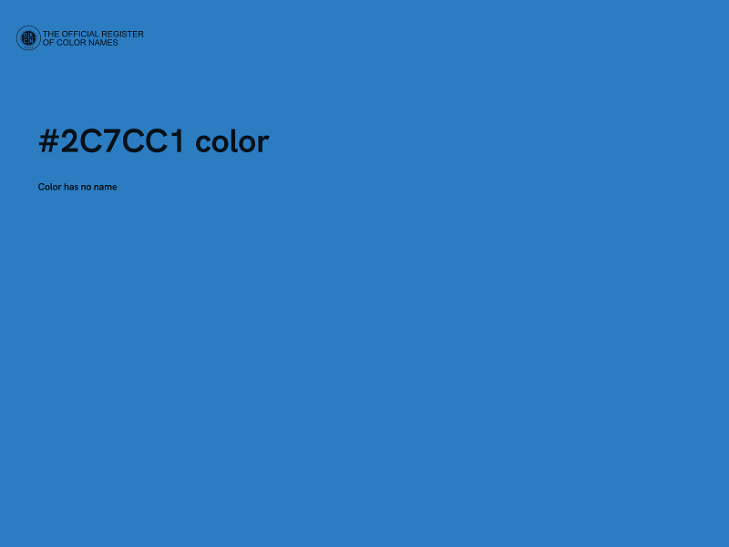 #2C7CC1 color image