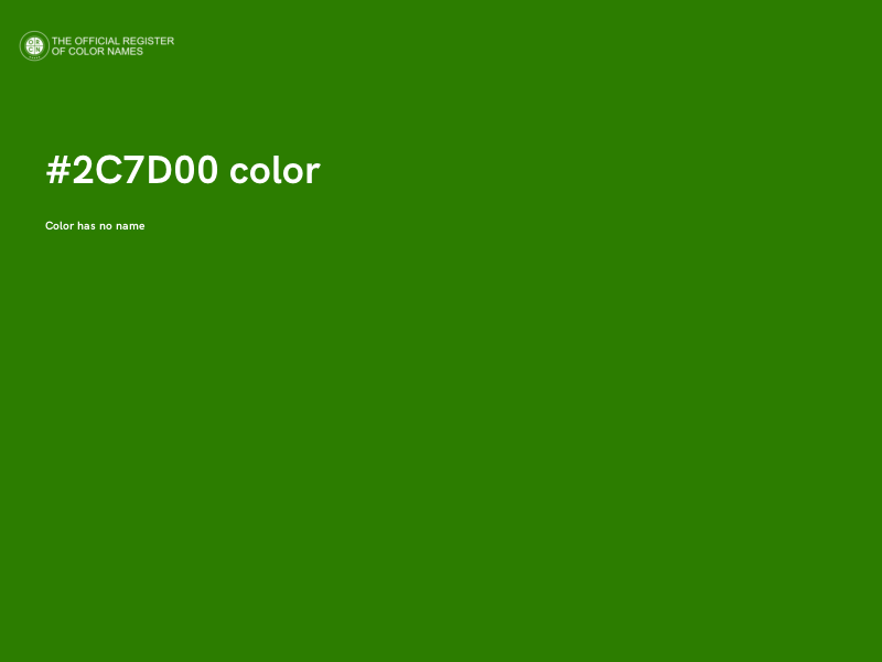 #2C7D00 color image