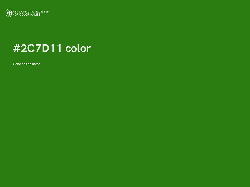 #2C7D11 color image