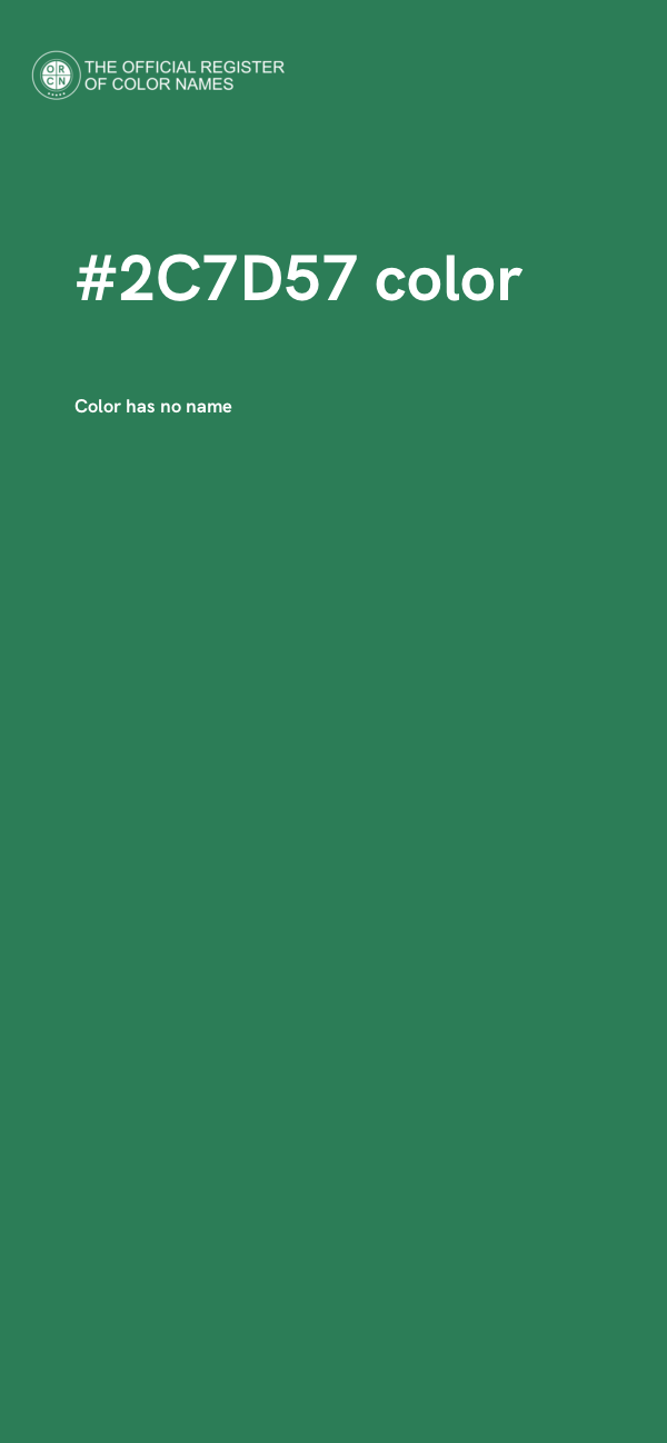 #2C7D57 color image