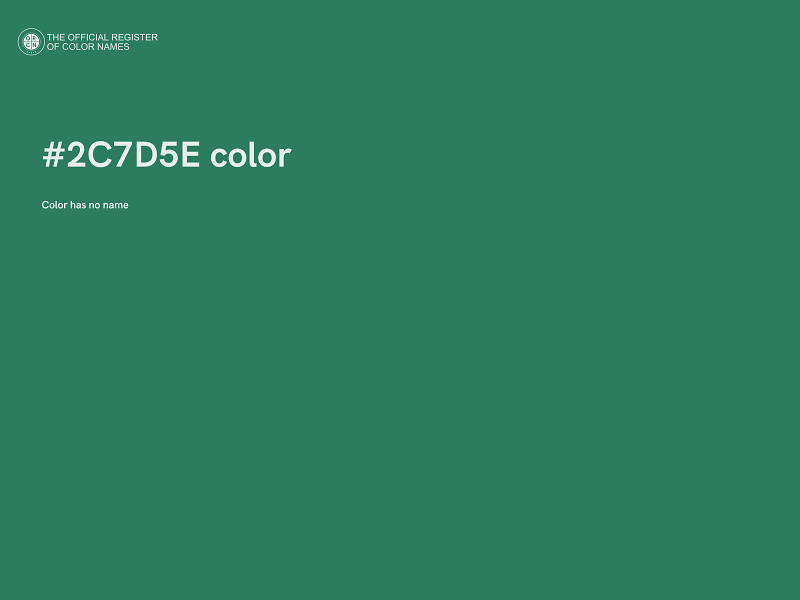 #2C7D5E color image
