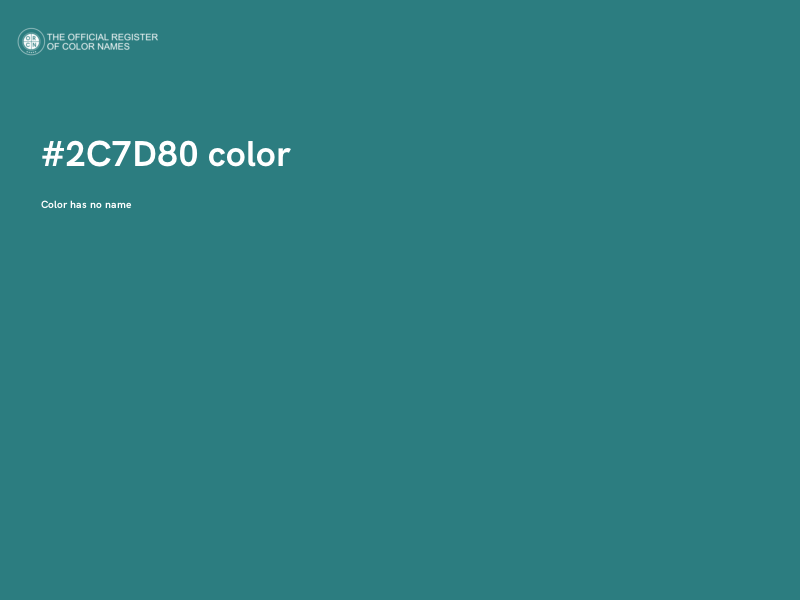 #2C7D80 color image