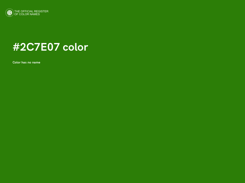 #2C7E07 color image
