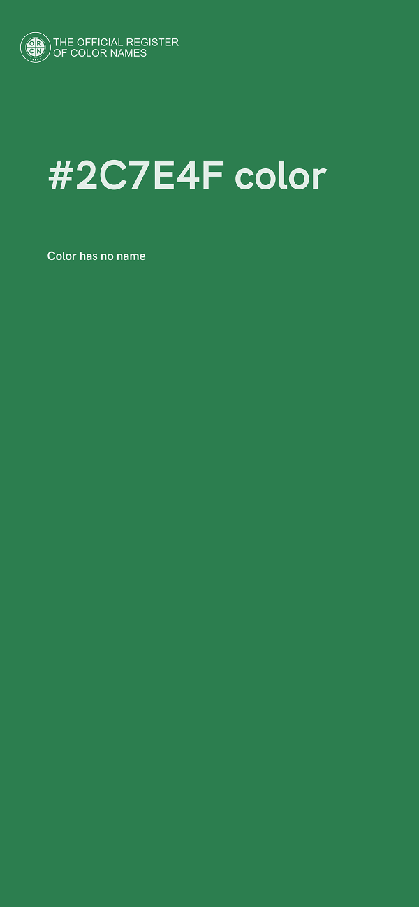 #2C7E4F color image