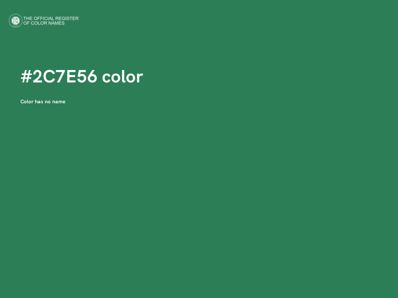 #2C7E56 color image
