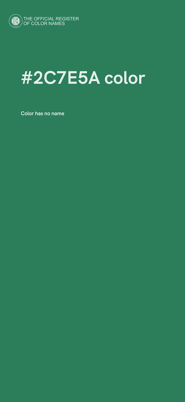 #2C7E5A color image